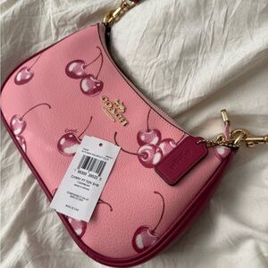 Coach Cherry Pattern Shoulder Bag